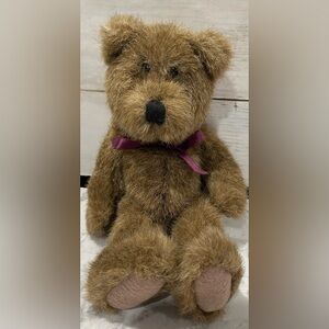 Vintage The Boyds Collection Teddy Bear TBC Ltd 1985–94 Brown Plush Pellets